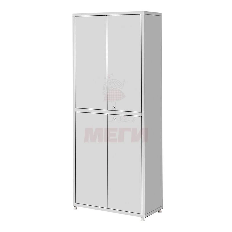 ??-04-???(???-648.01) Two-section double-leaf medical metal cupboard