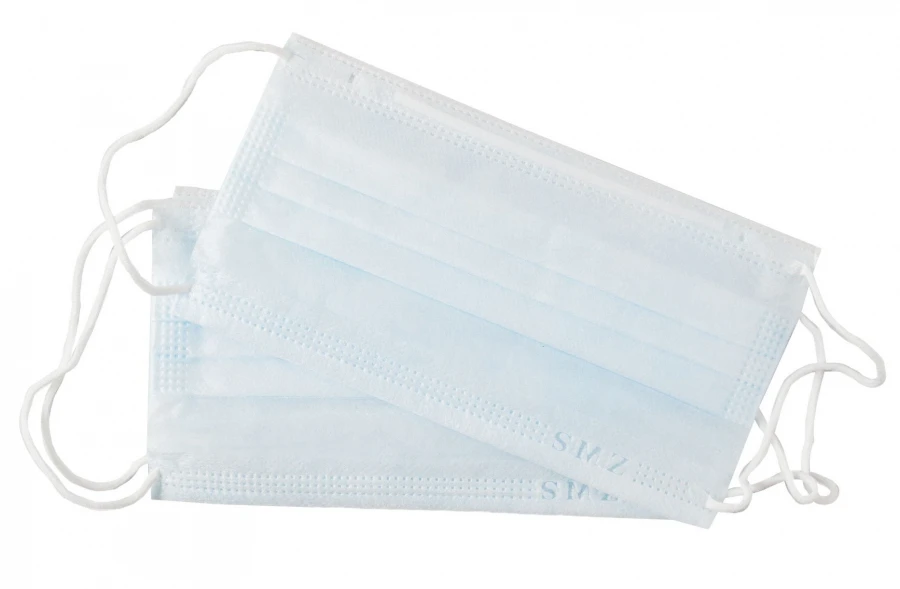 Medical mask from non-woven materials non-sterile, disposable - Art.3(1)-G-St. according to TU 32.50.50-004-64015714-2020, regis