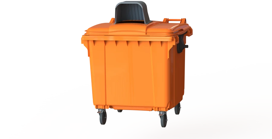 Mobile waste bin 1100l Art.29.C19.H (20.807.1.40.PE; 21.056.40.PE.O)