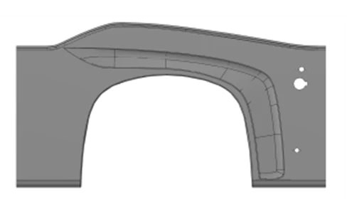 Front right arch panel 5299-401-5402505/Z