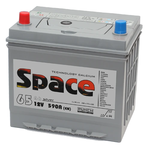 Lead accumulator for starting piston engines 6ST-65VLA Asia 75D23 "Space"