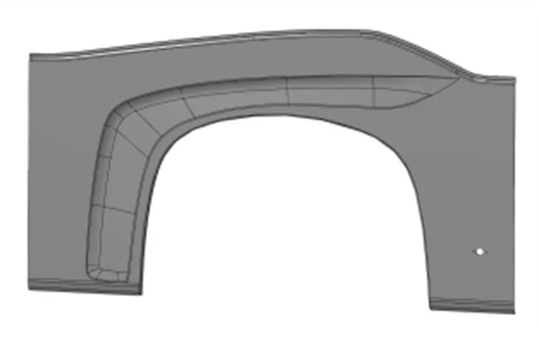 Left rear arch left panel 5299-401-5402502-02