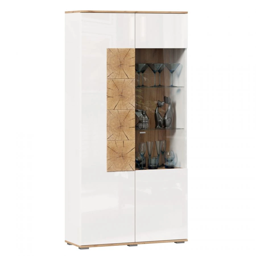 Fiji LD.659110.000 Double-left wardrobe (Oak Gold/White )