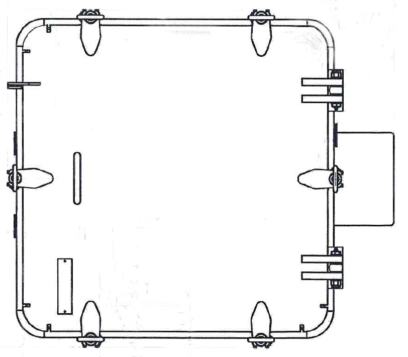 Miscellaneous articles, products and parts of marine devices: steel ship's hatch covers