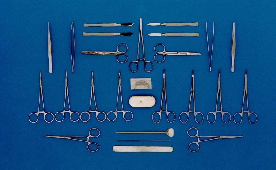 Set of surgical instruments "MT" according to TU 9437-031-40686779-2008 in version : dressing small NIPb-"MT".
