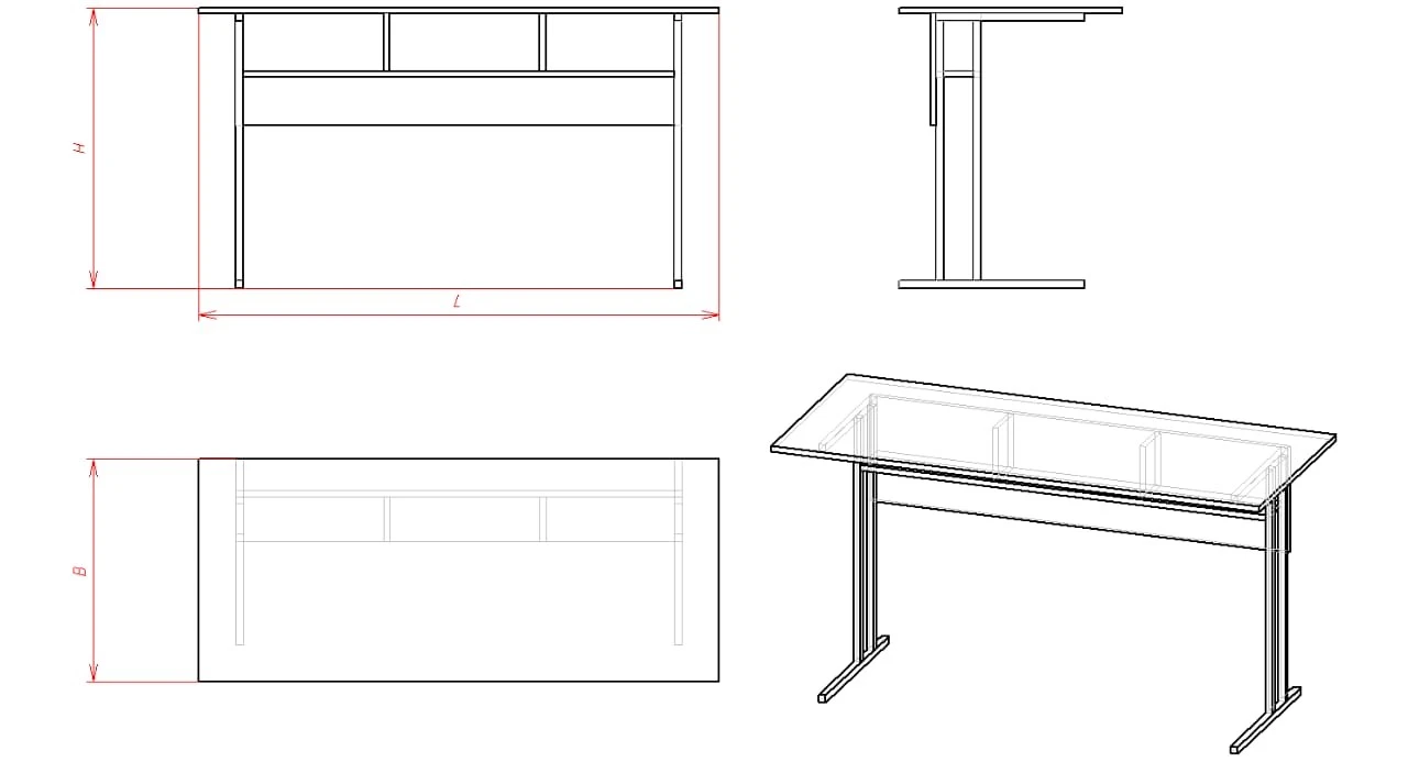 Classroom table (series CA.1)