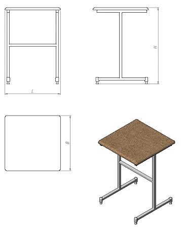 Laboratory table (ST.L series)