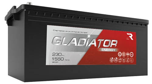 Accumulator lead starter battery GLADIATOR Energy 6ST-230