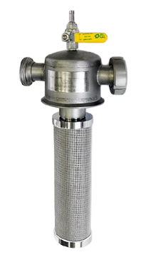 Filter FVD-P-KS-1-508/P-560 of preliminary, main and fine cleaning with nominal flow rate 560 kg/h