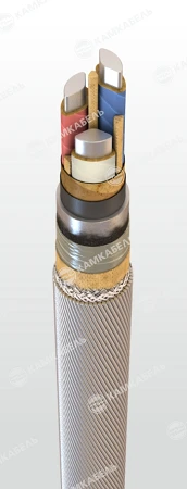 Power cable with aluminium conductors with paper insulation impregnated with non-flowing composition, for voltage 6, 10 kV of Ts