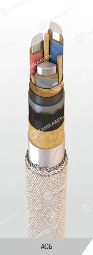 Power cable with aluminium conductors with paper insulation impregnated with viscous or non-flowing composition for voltage 6, 1