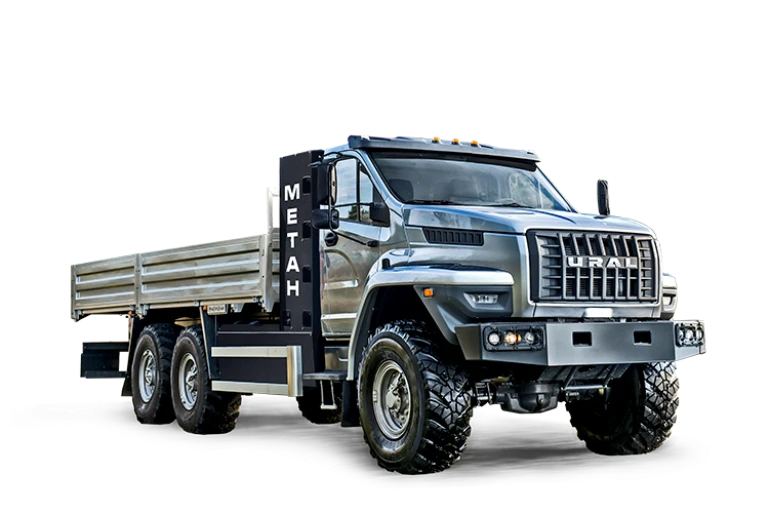 Flatbed truck Ural 4320-5911-16 CNG