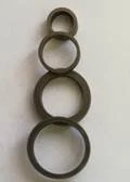 Billet of ring magnet made of Pr15Di15K25D2P alloy.