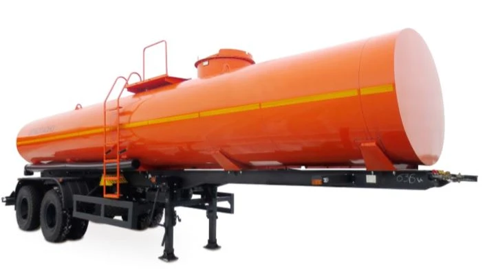 Semi-trailer tank-trailer for oil products PTC NEFAZ 9638-01, without pumping unit