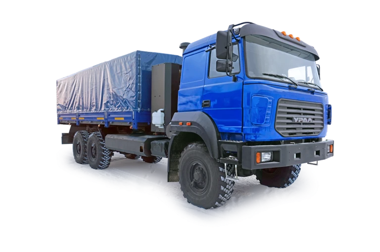 Flatbed truck Ural 4320-3971-16 CNG