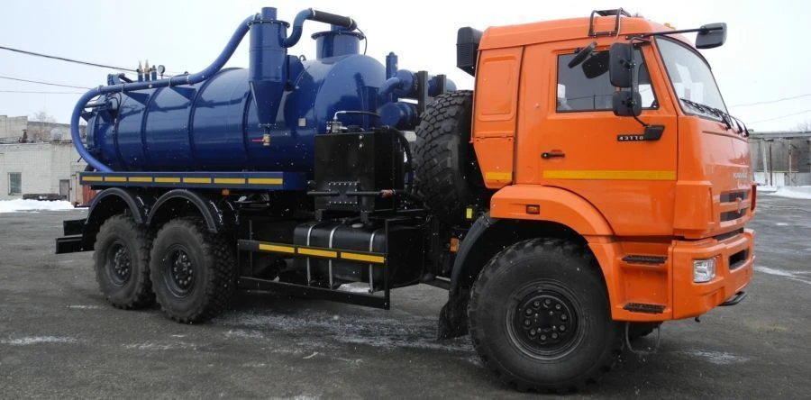 Special, slop truck 56861-0000010-01 based on chassis KAMAZ-43118-A5, KAMAZ 43118-50, KAMAZ 43118-RR, KAMAZ 43118-RS