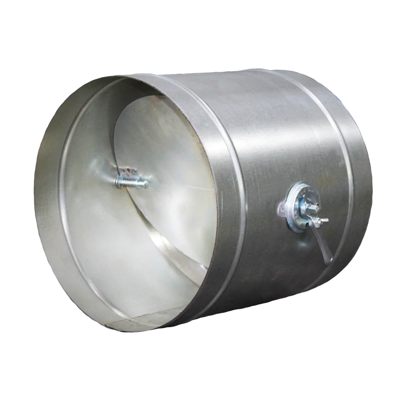 Throttle valve round for ventilation