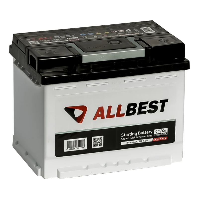 Lead battery for starting piston engines 6ST-66VL "ALLBEST"