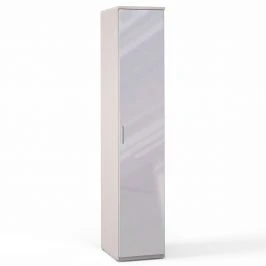 Rimini Ice FU1-01.CG, 1-door cupboard with mirror (from the set of modular furniture Rimini Ice )