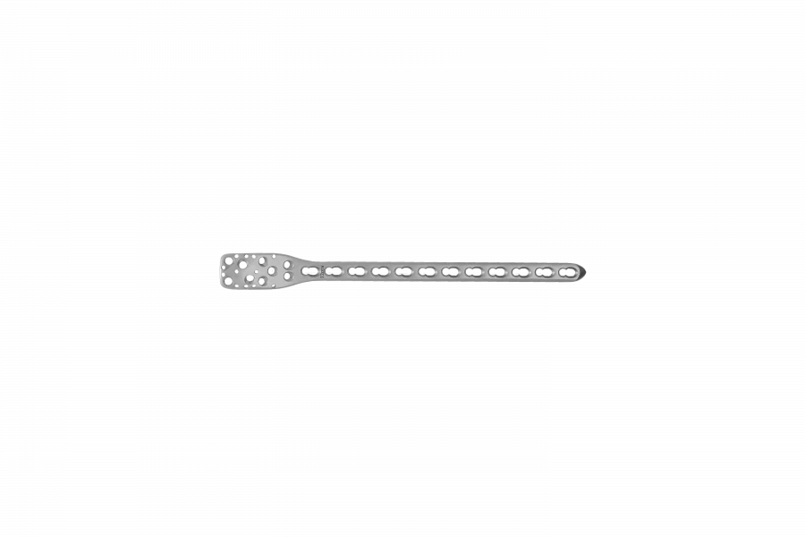 T-plate for humerus with angular stability (for 3,5 mm screws).