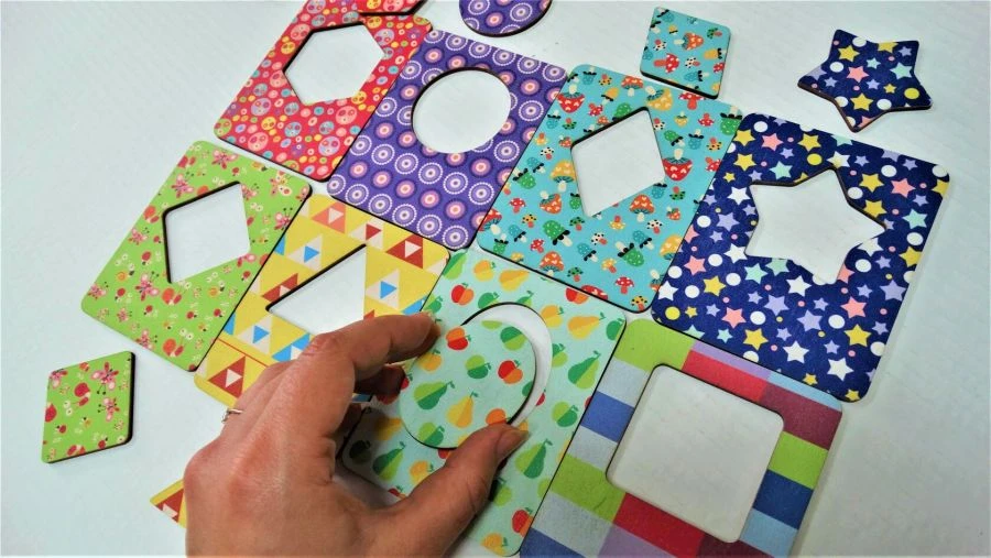 Play set "Fun Geometry" (according to Seguin's method)