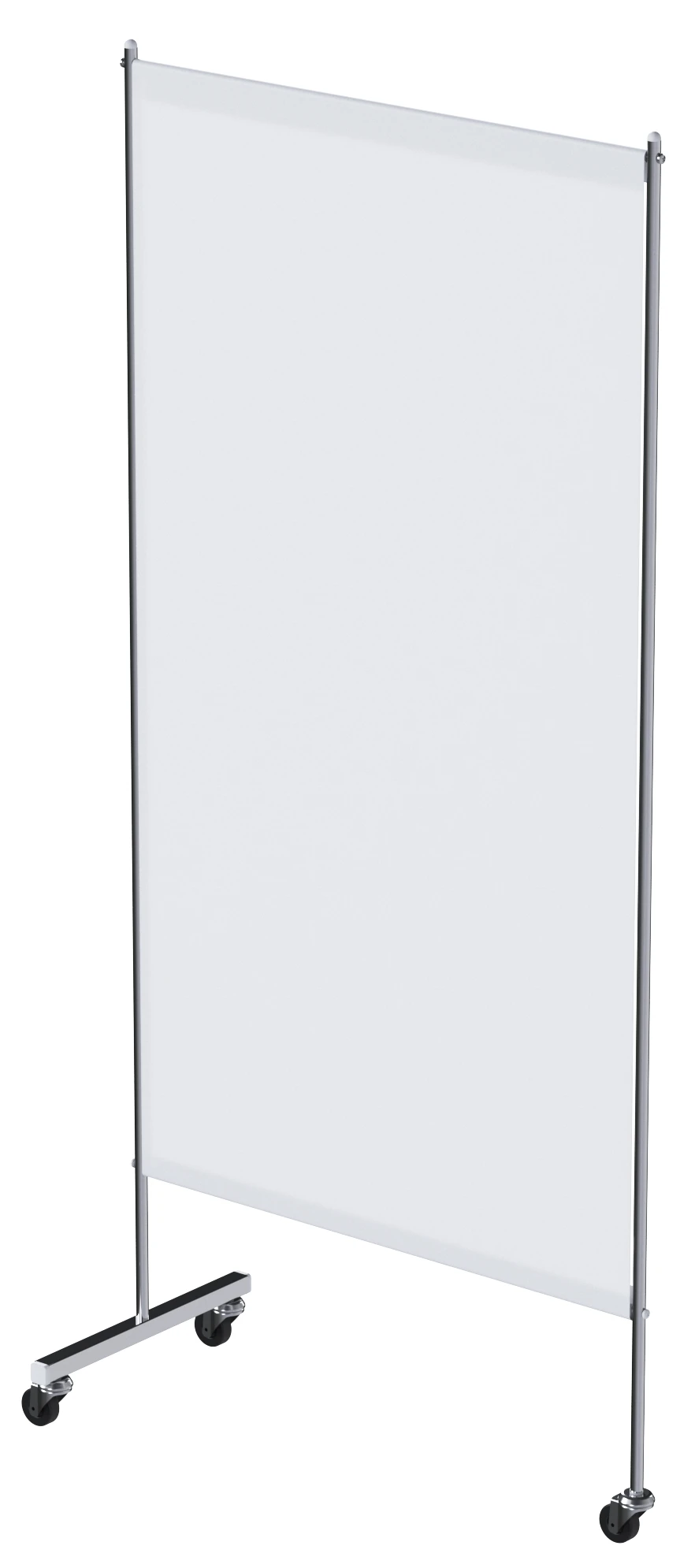 ?? - "???"(???-5301?) Medical screen made of stainless steel, on wheels, one-sectional