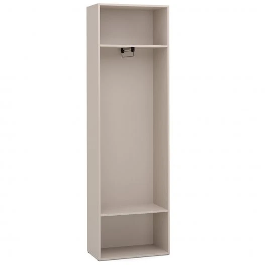 "SOHO" FCH-02.DS, 2-door cupboard, pull-out rod ch.400, length 692 (beige) from the set of modular furniture "SOHO".