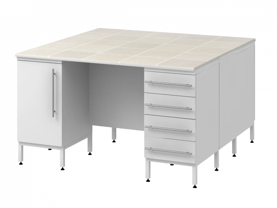 High island table on pedestals 1500 SOTKn in