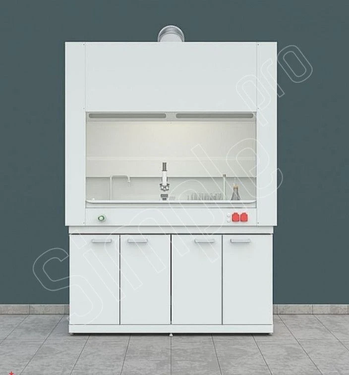 Metal fume cupboard