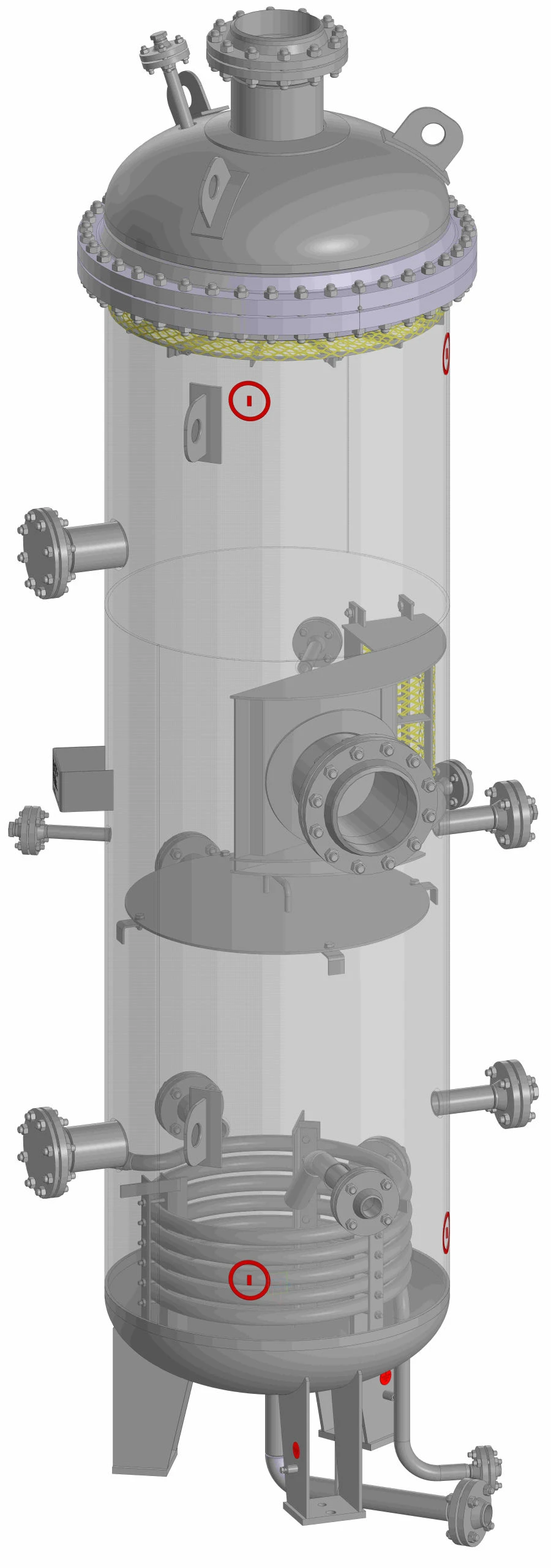 Welded steel apparatus Type B