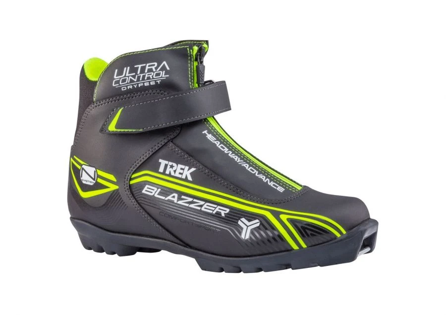 Ski boots TREK BlazzerControl1 black (logo lime neon) S