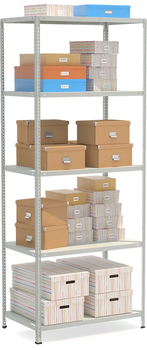 Metal office shelving unit STFL Shelving unit 1065-2.5