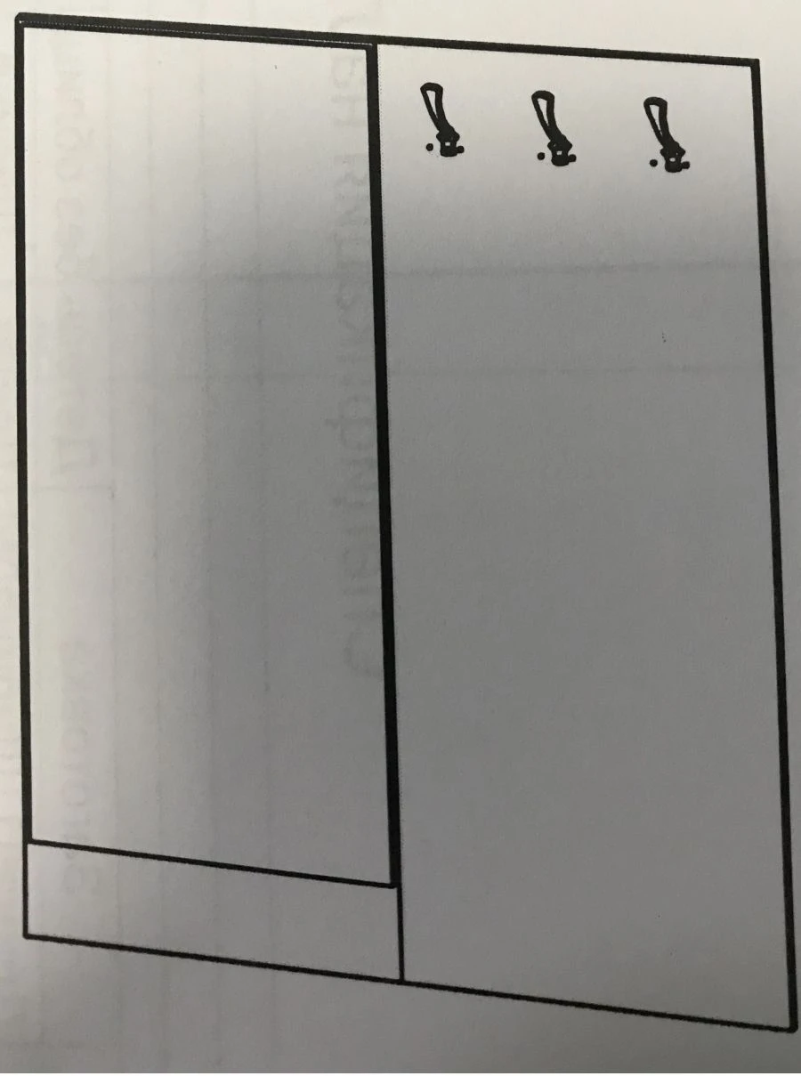 Hanger with mirror