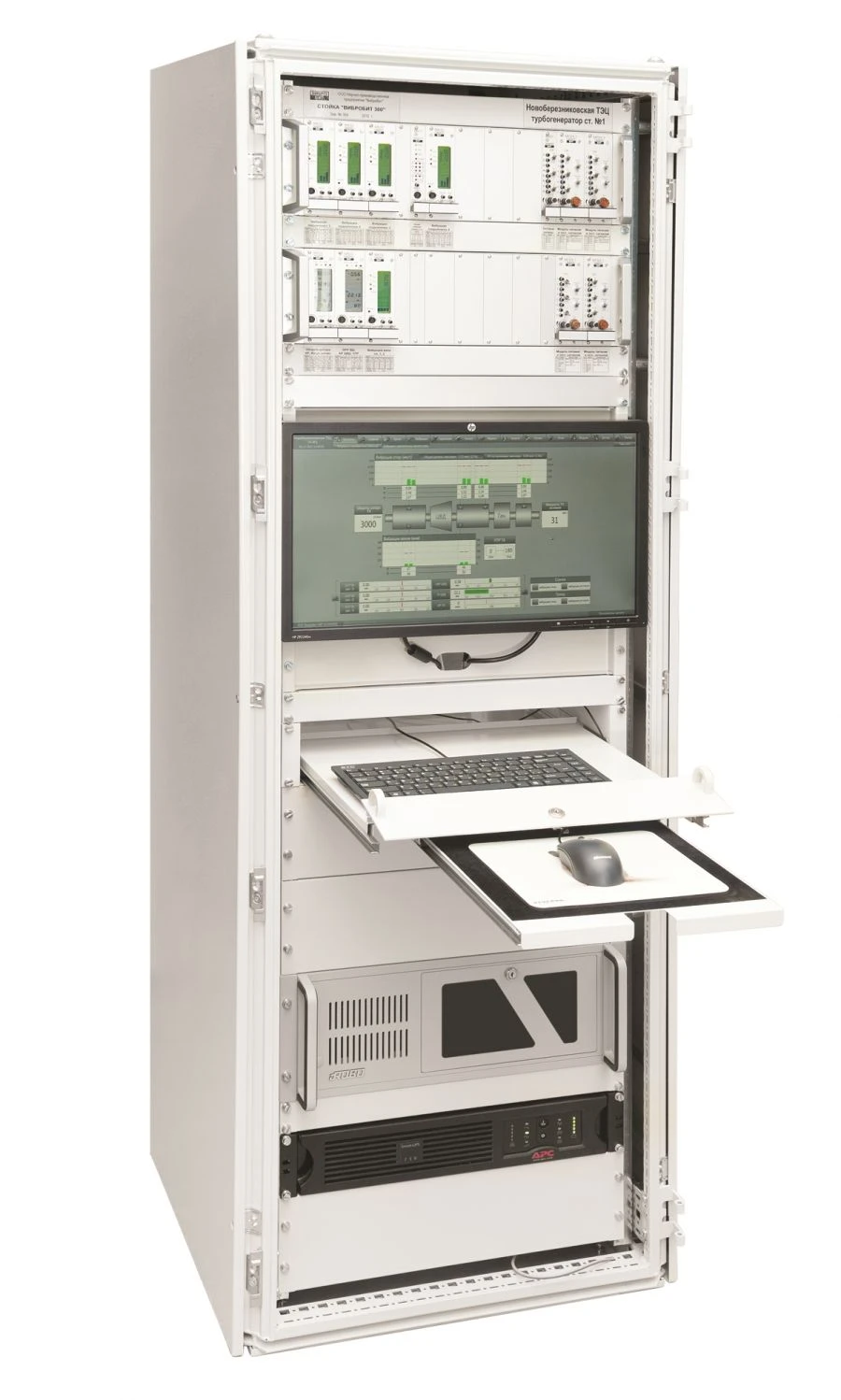 Subsystem for vibration control of additional equipment