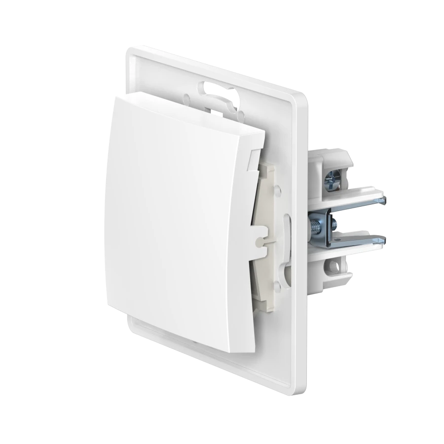 CADUCEUS ALING PRESTIGE Flush-mounted switch 10AX, 250V~, white, article number 60052.0