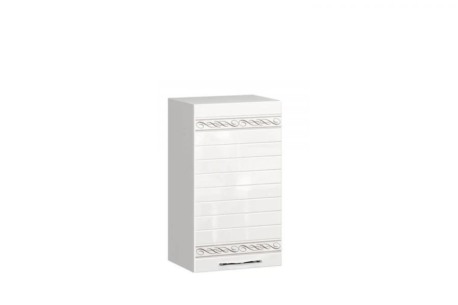 Anastasia Type 3 806 front (White, with straight milling and pattern, handle included )