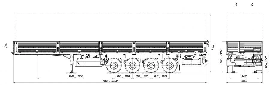 Manufacture of cargo semi-trailers 924315