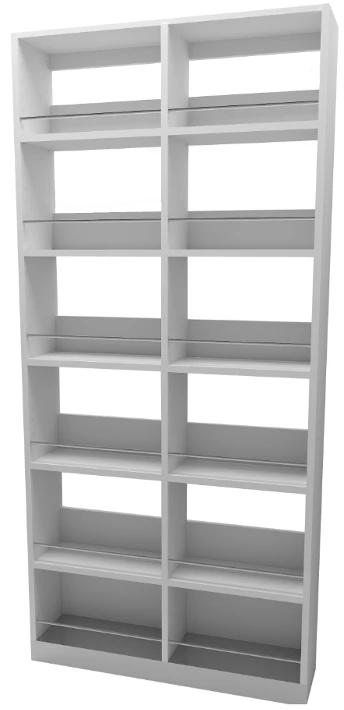 LDPE shelving unit retail MOPS, marking "MC FURNITURE"