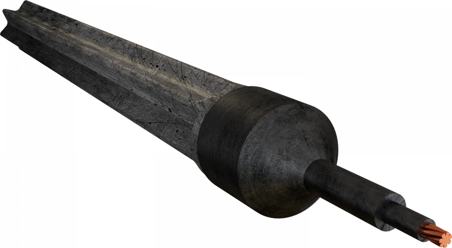 Ferrosilide electrodes of PVEK trade mark