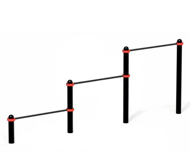 Triple cascade of push-up and pull-up bars, article number OS-14969