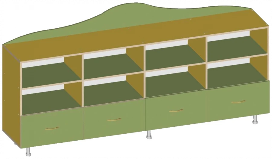 Shelving unit Wave art.S.06.82
