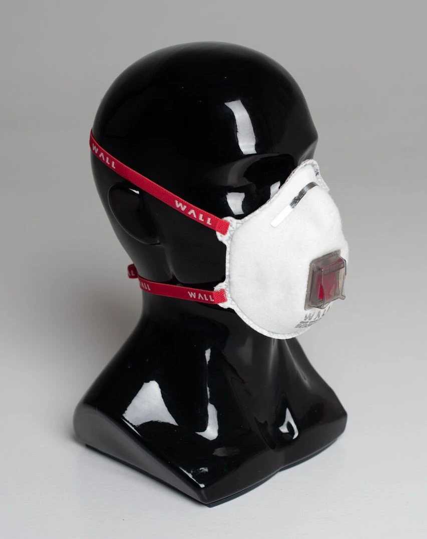 Filtering respirator WALL CUP 99HK+E R D FFP3 with exhalation valve, with additional protection against sulphur dioxide and othe