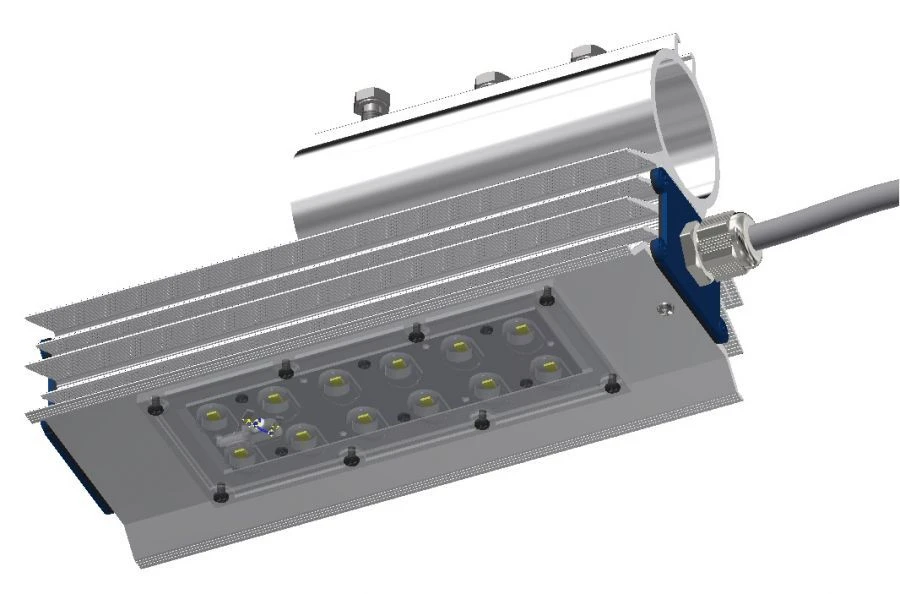 General purpose stationary LED luminaire SU-250-60-8000-L5 60W, 8000lm, IP66, BCC "W", console