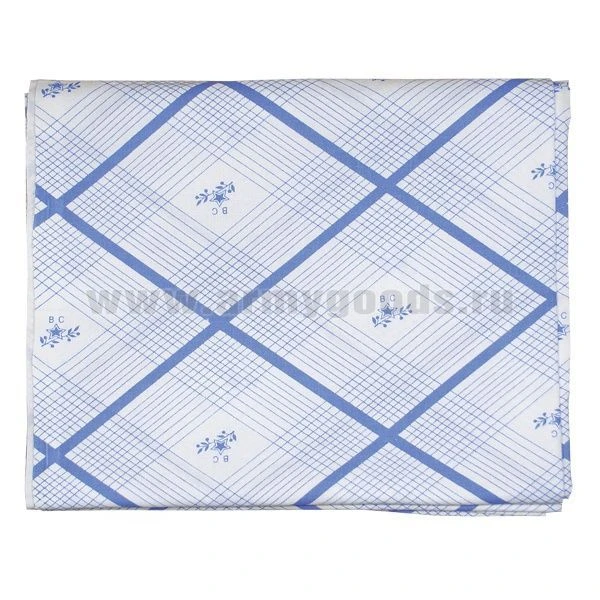 Smooth-dyed cotton sheets for military personnel