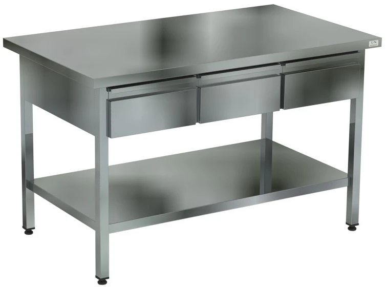 Production table with drawers, type SPJA