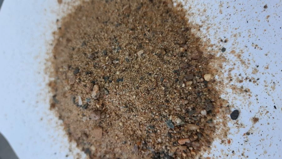 Sand for construction works: sand group - medium