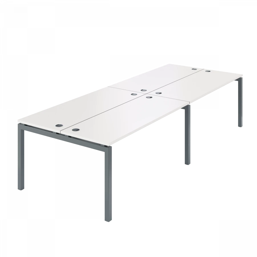 Double metal-framed bench SMS4-P-18K.120.Pr50