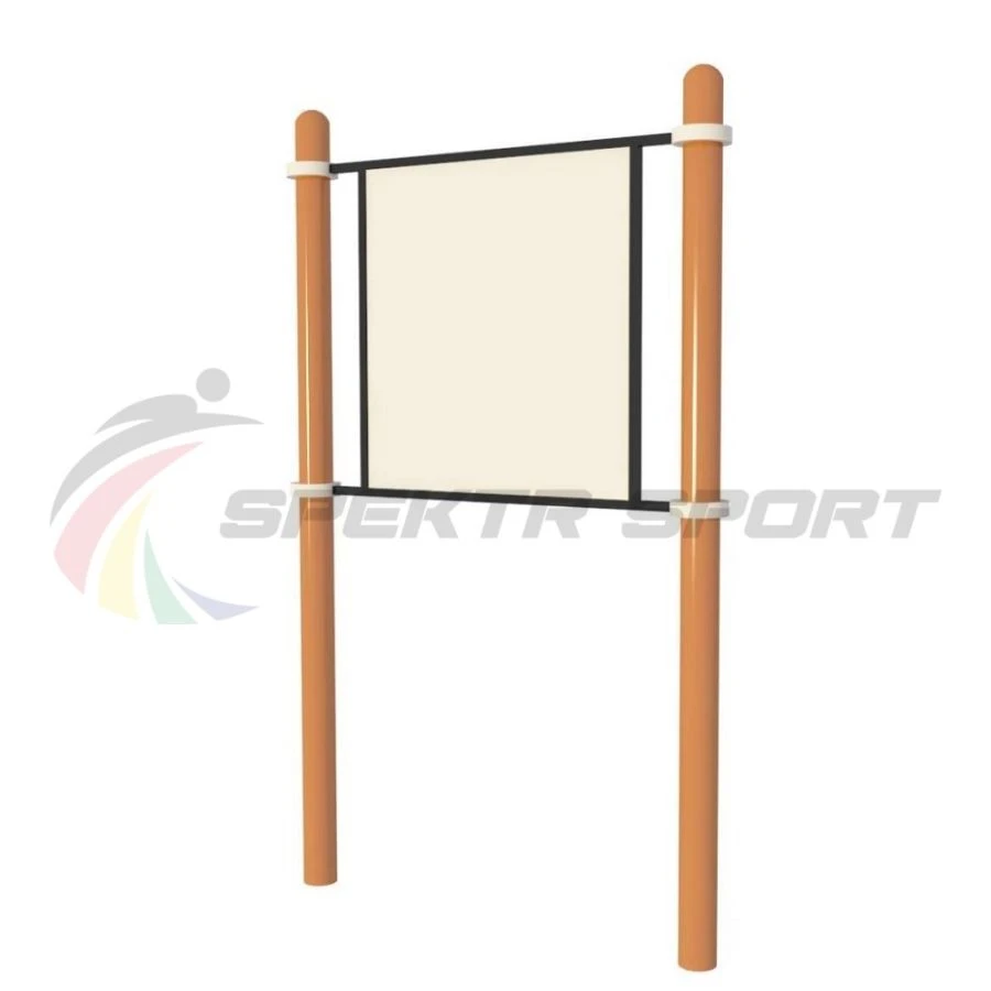 Information stand for taking norms with metal field 1x1 m