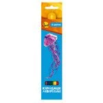 Watercolour pencils "Leo" "Brightly" LBSWP-06 Set of watercolour pencils sharpened 8 x 6 colours.