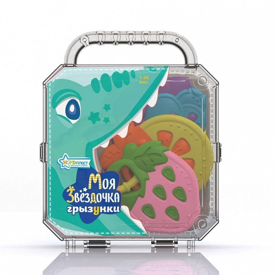 Chews ("Crocodile": fruit: strawberry, grape, orange 3 pieces in a suitcase)